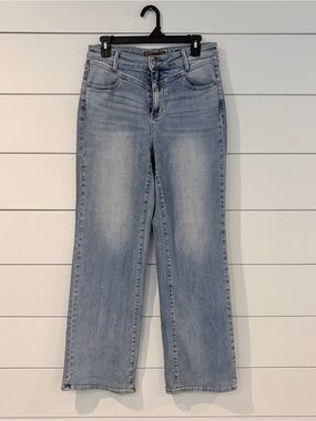 Judy Blue Retro Wide Leg Jeans High Rise Y2K Coastal Cowgirl Boho 9/29 Momcore
